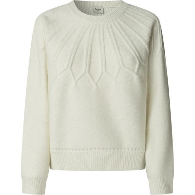 блуза,дамски,пуловери,дамски,плетени,дрехи,pepe,jeans,claudia,sweater,oyster,white