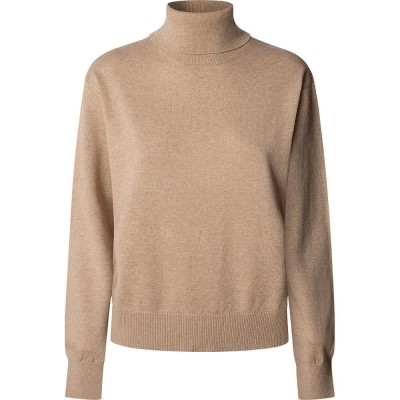 блуза,дамски,пуловери,дамски,плетени,дрехи,pepe,jeans,coraline,high,neck,sweater,beige