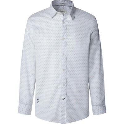 риза,с,дълъг,ръкав,мъжки,ризи,pepe,jeans,craig,long,sleeve,shirt,white,(white)