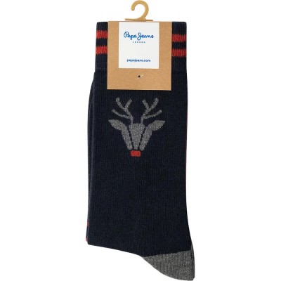 чорапи,мъжки,чорапи,pepe,jeans,deer,crew,socks,3,pairs,navy,(blue)