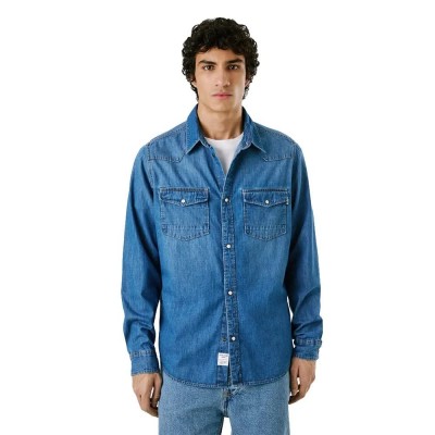 риза,с,дълъг,ръкав,мъжки,ризи,pepe,jeans,denim,regular,long,sleeve,shirt,blue,(denim,4a4)