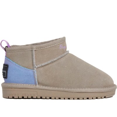 обувки,детски,боти,pepe,jeans,diss,half,boots,beige,(pilot,grey)