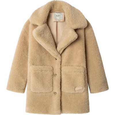 яке,детски,якета,и,палта,pepe,jeans,emmely,jacket,beige,(dark,stone,beige)