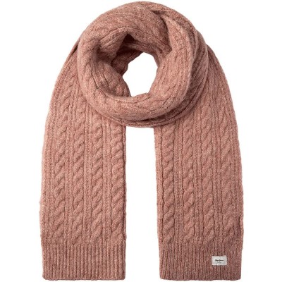 шал,ръкавици,шапки,и,шалове,pepe,jeans,fiona,scarf,pink,(mauveglow,pink)