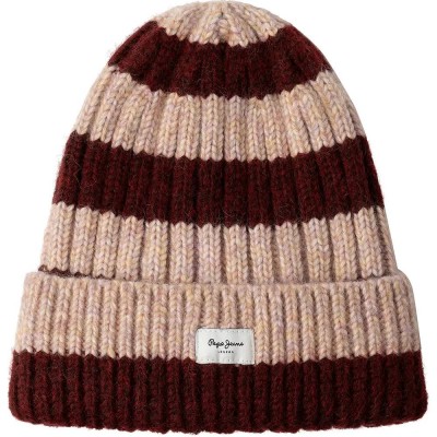 шапка,всички,шапки,pepe,jeans,faustin,beanie,beige,red,(merlot,red)