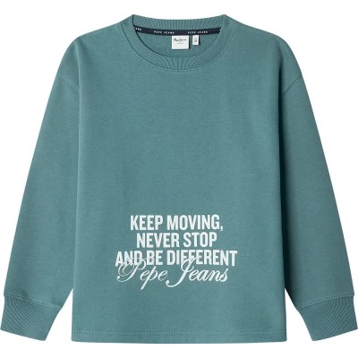блуза,детски,блузи,pepe,jeans,geon,sweatshirt,hydro,green,(green)