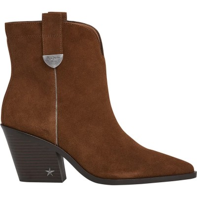 дамски,боти,дамски,високи,обувки,за,ходене,pepe,jeans,gina,city,booties,brown,(cappuccino,brown)