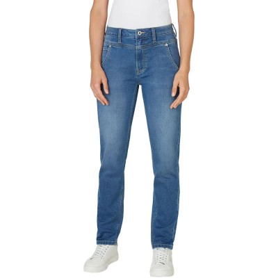дамски,панталони,pepe,jeans,gymdigo,carey,tapered,jeans,denim,4ag,(blue)