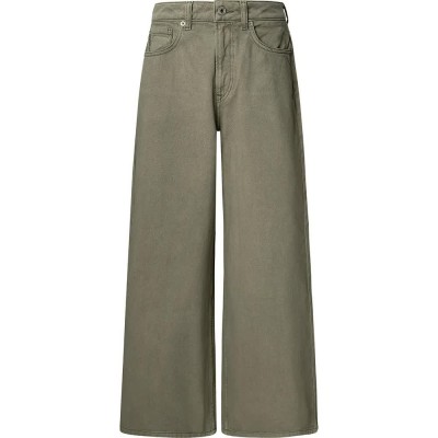 дамски,панталони,pepe,jeans,jaimy,wide,leg,high,waist,jeans,khaki,green,0s0