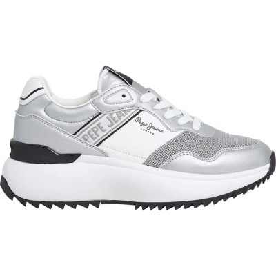 маратонки,дамски,маратонки,pepe,jeans,kimi,mesh,trainers,silver,(white)