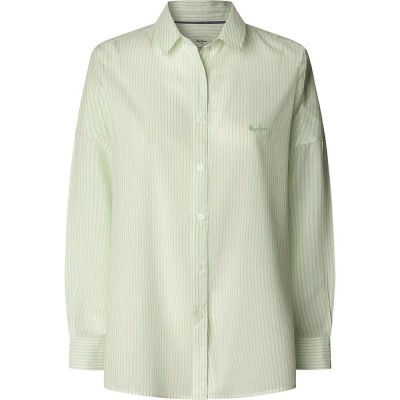 риза,с,дълъг,ръкав,дамски,блузи,дамски,ризи,pepe,jeans,lavender,long,sleeve,shirt,fresh,green,(green)