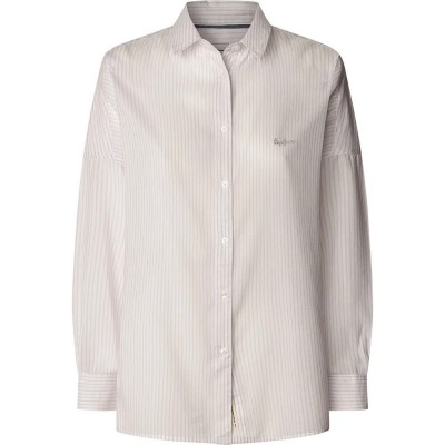 риза,с,дълъг,ръкав,дамски,блузи,дамски,ризи,pepe,jeans,lavender,long,sleeve,shirt,beige