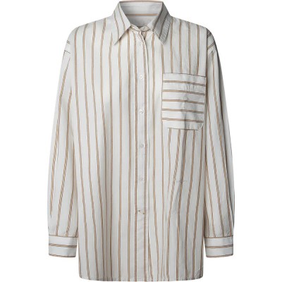 риза,с,дълъг,ръкав,дамски,блузи,дамски,ризи,pepe,jeans,lina,long,sleeve,shirt,oyster,white