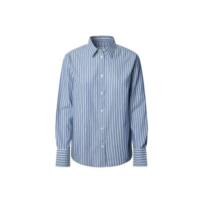 риза,с,дълъг,ръкав,дамски,блузи,дамски,ризи,pepe,jeans,lovie,long,sleeve,shirt,blue,(indigo,blue)