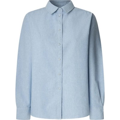 риза,с,дълъг,ръкав,дамски,блузи,дамски,ризи,pepe,jeans,lyra,long,sleeve,shirt,blue