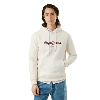 суичър,мъжки,пуловери,pepe,jeans,macbeth,plain,hoodie,ivory,white,(white)
