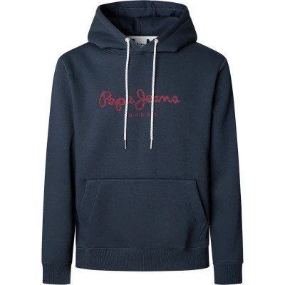 суичър,мъжки,пуловери,pepe,jeans,macbeth,plain,hoodie,dulwich,blue,(blue)