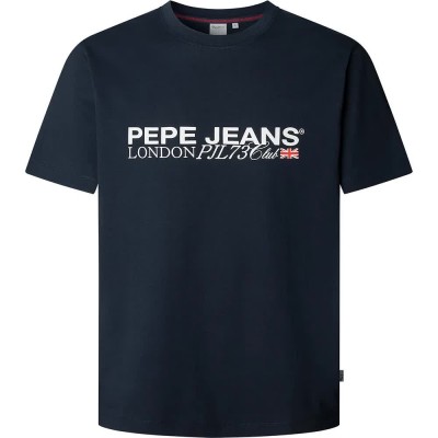 тениска,мъжки,тениски,pepe,jeans,matthew,short,sleeve,t,shirt,dulwich,blue,(blue)
