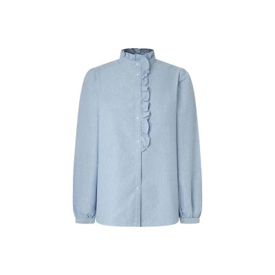риза,с,дълъг,ръкав,дамски,блузи,дамски,ризи,pepe,jeans,nady,long,sleeve,shirt,blue,(blue)