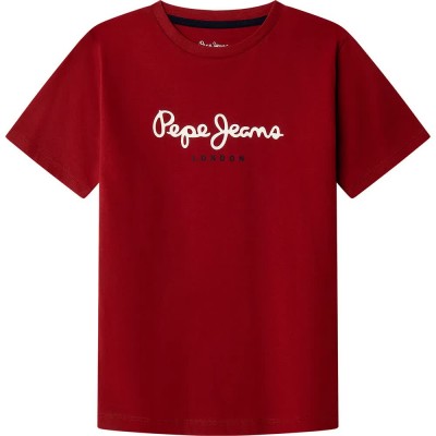 тениска,детски,тениски,pepe,jeans,new,art,short,sleeve,t,shirt,merlot,red