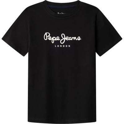 тениска,детски,тениски,pepe,jeans,new,art,short,sleeve,t,shirt,black