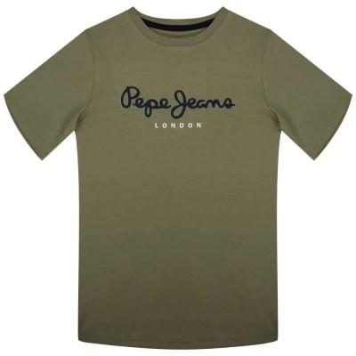тениска,детски,тениски,pepe,jeans,new,art,short,sleeve,t,shirt,green,(military,green)