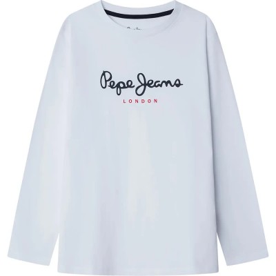 тениска,детски,тениски,pepe,jeans,new,herman,long,sleeve,t,shirt,white