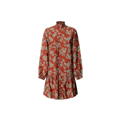 рокля,дамски,поли,и,рокли,pepe,jeans,paloma,long,sleeve,dress,orange,(terracotta,brown)