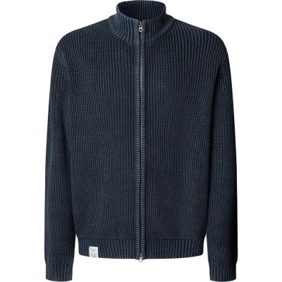 блуза,мъжки,пуловери,pepe,jeans,parker,full,zip,sweater,blue,(dulwich,blue)