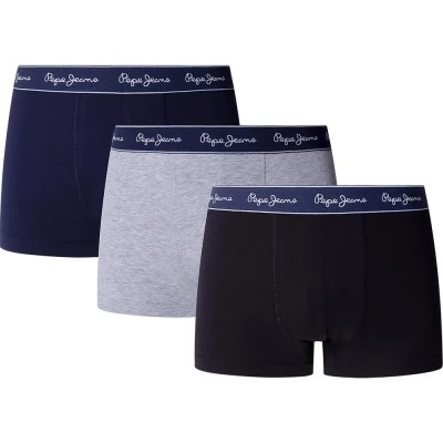боксерки,мъжко,бельо,pepe,jeans,pepe,solid,boxers,3,units,multicolor,(black)