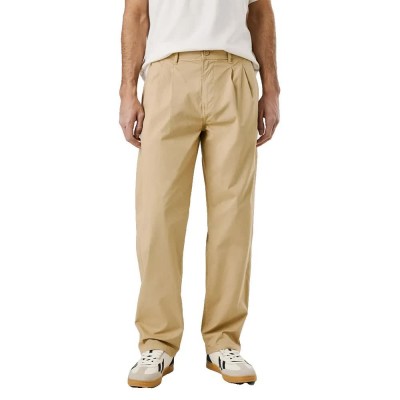 панталони,мъжки,панталони,pepe,jeans,relaxed,pleated,poplin,pants,khaki,beige