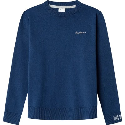 блуза,детски,блузи,pepe,jeans,telio,sweater,blue,(dulwich,blue)