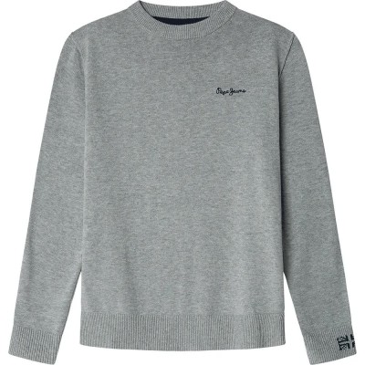 блуза,детски,блузи,pepe,jeans,telio,sweater,grey,(marl,grey)