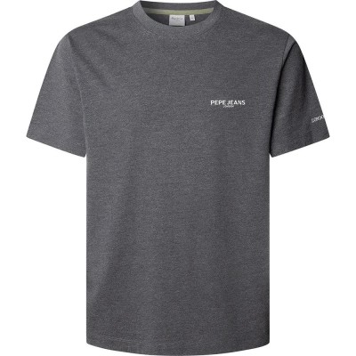 тениска,мъжки,тениски,pepe,jeans,terry,short,sleeve,t,shirt,dark,grey,marl