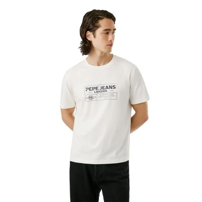 тениска,мъжки,тениски,pepe,jeans,tharky,short,sleeve,t,shirt,off,white