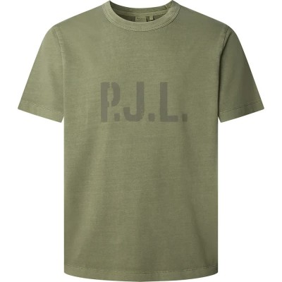 тениска,мъжки,тениски,pepe,jeans,thyssen,short,sleeve,t,shirt,green,(military,green)
