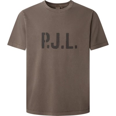 тениска,мъжки,тениски,pepe,jeans,thyssen,short,sleeve,t,shirt,brown,(dark,brown)