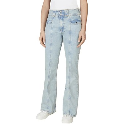 мъжки,панталони,дамски,панталони,pepe,jeans,venus,archive,flare,jeans,blue,(tinted,denim)