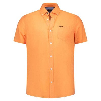 риза,с,къс,ръкав,мъжки,ризи,nza,new,zealand,clayton,25cn506s,short,sleeve,shirt,dusty,coral,(orange)