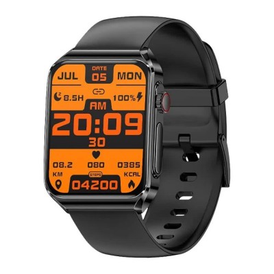 часовници,blitzwolf,bw,hl6,silicone,smartwatch,clear,(black)