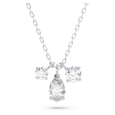бижутерия,swarovski,5576619,necklace,silver,(grey)