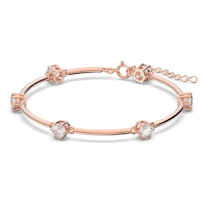 бижутерия,swarovski,5609711,bracelet,golden,(pink)
