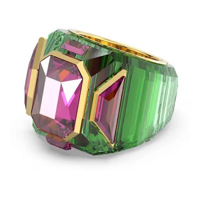 бижутерия,swarovski,5630316,ring,green,(green)