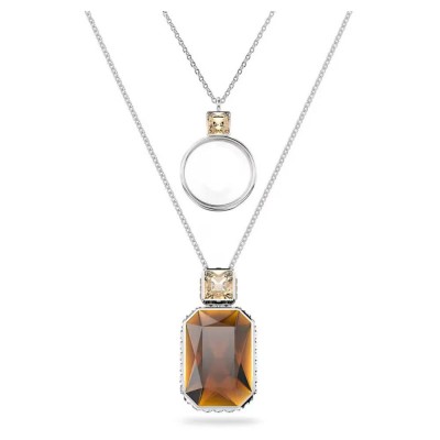 бижутерия,swarovski,5622784,necklace,golden,(grey)