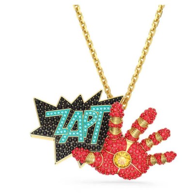 бижутерия,swarovski,5650575,necklace,red,(multicolor)