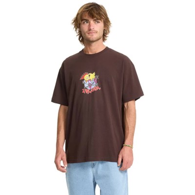 тениска,мъжки,тениски,volcom,new,born,loose,fit,short,sleeve,t,shirt,cacao