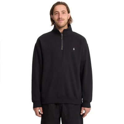 блуза,мъжки,пуловери,volcom,single,stone,half,zip,sweatshirt,black