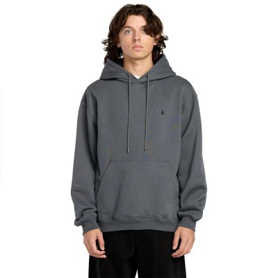 суичър,мъжки,пуловери,volcom,single,stone,pw,hoodie,asphalt,black