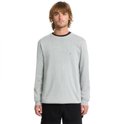 блуза,мъжки,пуловери,volcom,uperstand,sweatshirt,light,grey,heather