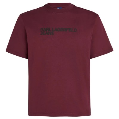 тениска,дамски,тениски,karl,lagerfeld,a1w17005,short,sleeve,t,shirt,zinfandel,(red)